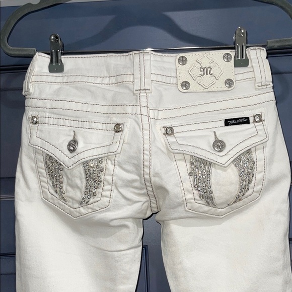 Miss Me Women's Classic White Skinny Jeans NWT Size 26 inseam 31.5 JP5082534 - Picture 4 of 14